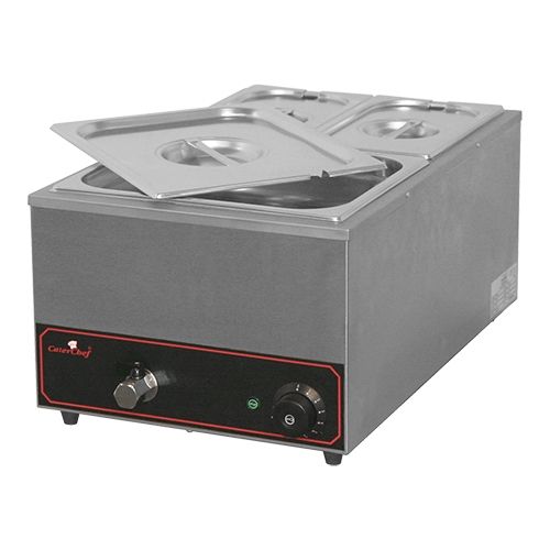 bain marie met aftapkraan