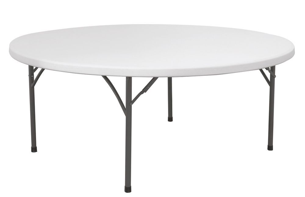 Buffettafel rond opvouwbaar, HENDI, Max. belasting 250 kg., ⌀1800x(H)740mm