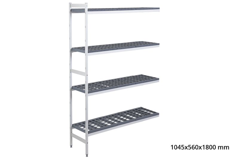 AANBOUWREK 5711 - 1045X560X1800MM 4 NIVEAUS