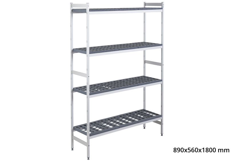 BASISREK 5711 - 890X560X1800MM 4 NIVEAUS