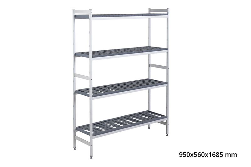 BASISREK 5711 - 950X560X1685MM 4 NIVEAUS