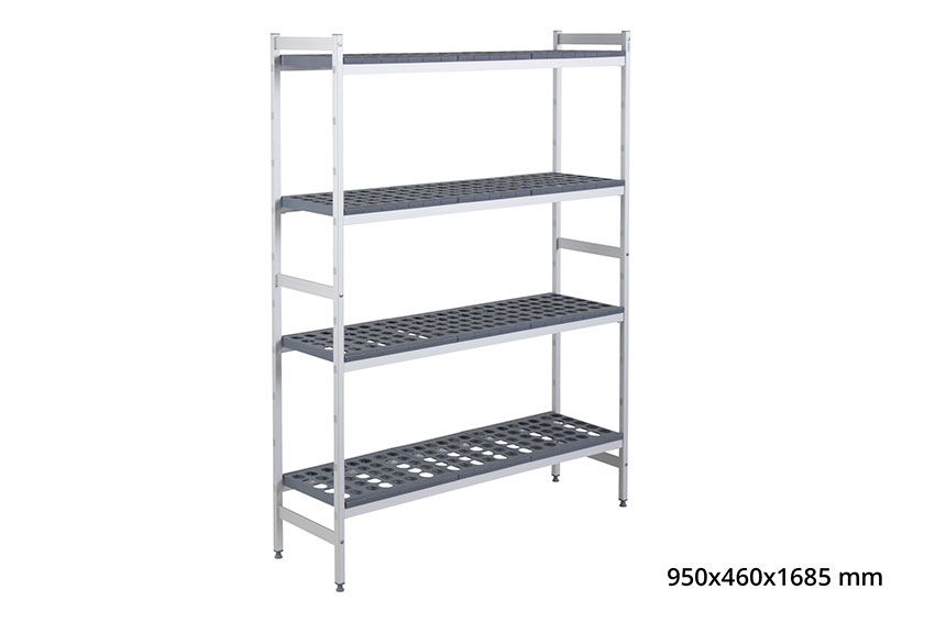 BASISREK 5711 - 950X460X1685MM 4 NIVEAUS