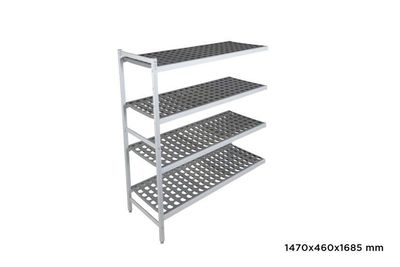 AANBOUWREK 6611 - 1470X460X1685MM 4 NIVEAUS