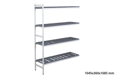 Aanbouw opslagrekken (Fermod)