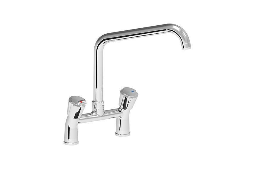 DUBBELGATS MENGKRAAN 'A-LINE' TAFELMODEL - 2 DRAAIKNOPPEN - 250MM