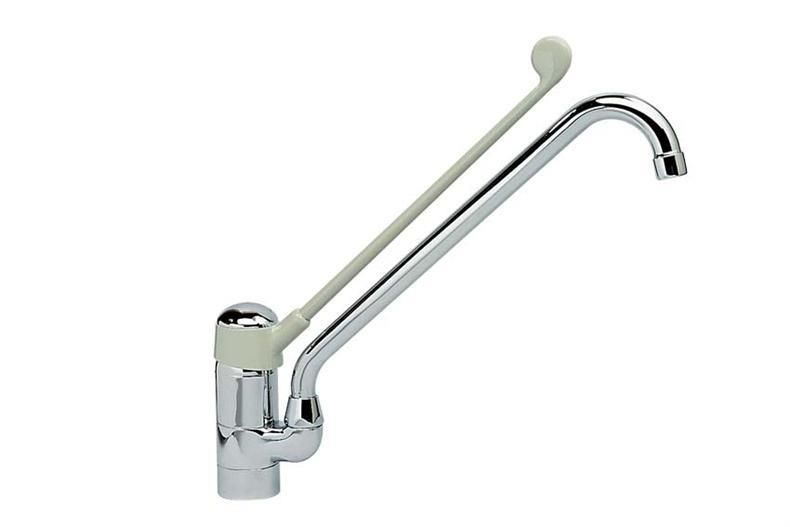 ENKELGATS MENGKRAAN ELLEBOOGBEDIENING - TAFELMODEL - 350MM