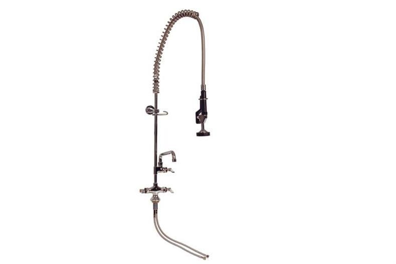 ENKELGATS VOORSPOELDOUCHE TAFELMODEL INCL. KWARTSLAG TUSSENKRAAN