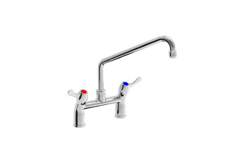 DUBBELGATS MENGKRAAN KWARTSLAGBEDIENING - TAFELMODEL - 250MM