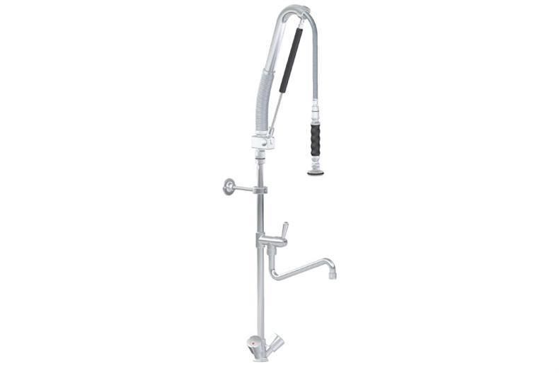 ENKELGATS VOORSPOELDOUCHE TAFELMODEL INCL KWARTSLAG TUSSENKRAAN - MET POMP