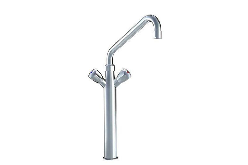 ENKELGATS TWEEGREEPSKOLOMKRAAN TAFELMODEL - DRAAIBARE UITLOOP 300MM