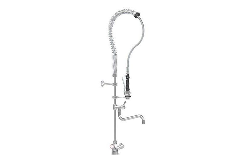 ENKELGATS VOORSPOELDOUCHE A-LINE TAFELM. INCLUSIEF KWARTSLAG TUSSENKRAAN