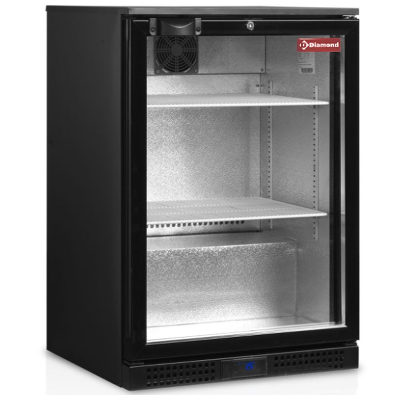 Flessenkoeler geventileerd, &quot;Back Bar&quot;, 1 draaideur.