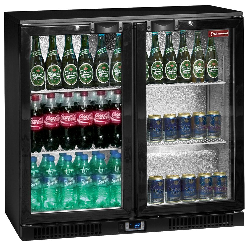 Flessenkoeler geventileerd &quot;Back Bar&quot; 2 draaideuren