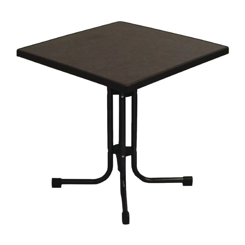 Limburg Pizarra opklapbare terrastafel 70(l) x 70(b) x 73(h) cm