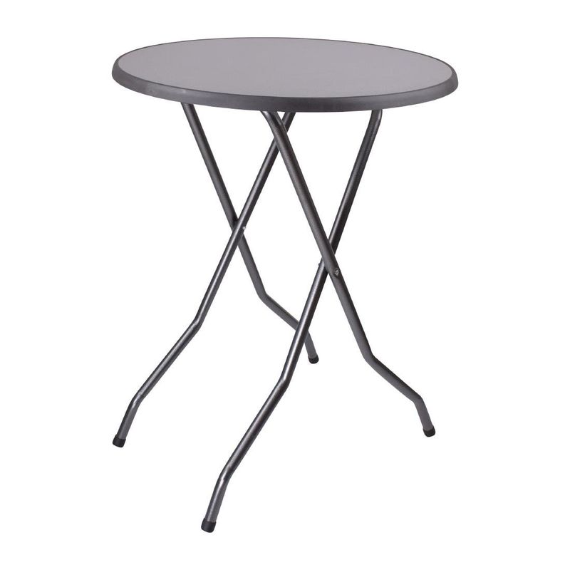 Statafel Barcelona Antraciet inklapbaar in- en outdoor 85cm rond