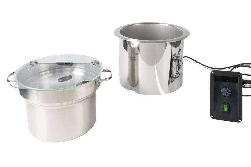 Soepketel - compleet met deksel - 9l 350w - 230v - 50hz