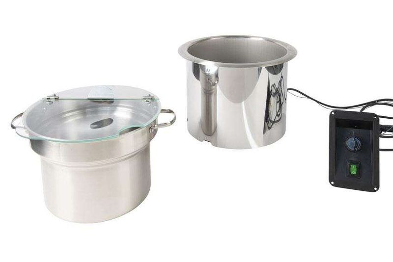 Soepketel - compleet met deksel - 9l 350w - 230v - 50hz