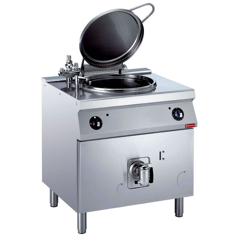 Ronde elektrische kookketel 60 liter, indirecte verwarming