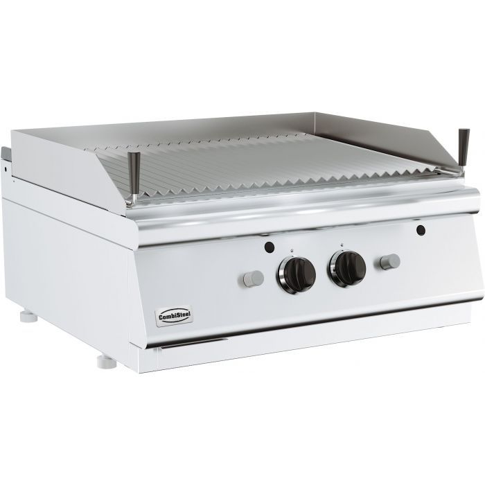 BASE 700 LAVASTEENGRILL GAS DUBBEL TAFELMODEL