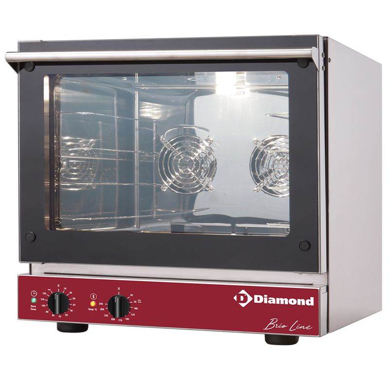 Elektrische convectieoven, 4x 460x340 mm