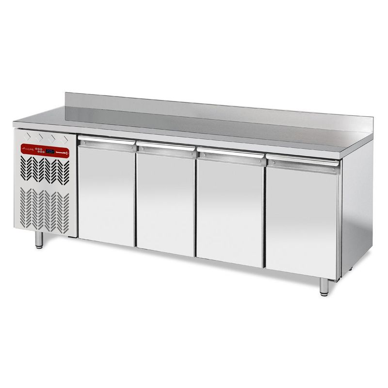 Geventileerde koeltafel &quot;muraal&quot;, 4 deuren GN 1/1, 550 Lit. groep aan GX