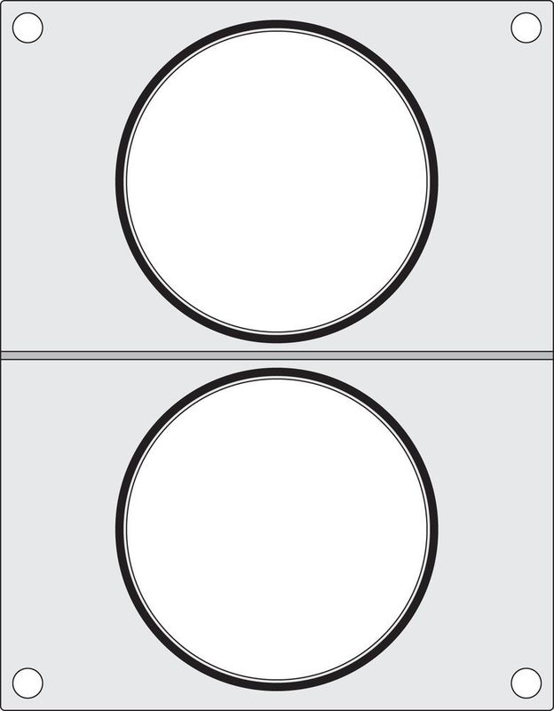 Traysealer matrix, HENDI, 2x soepcontainer ø115 mm