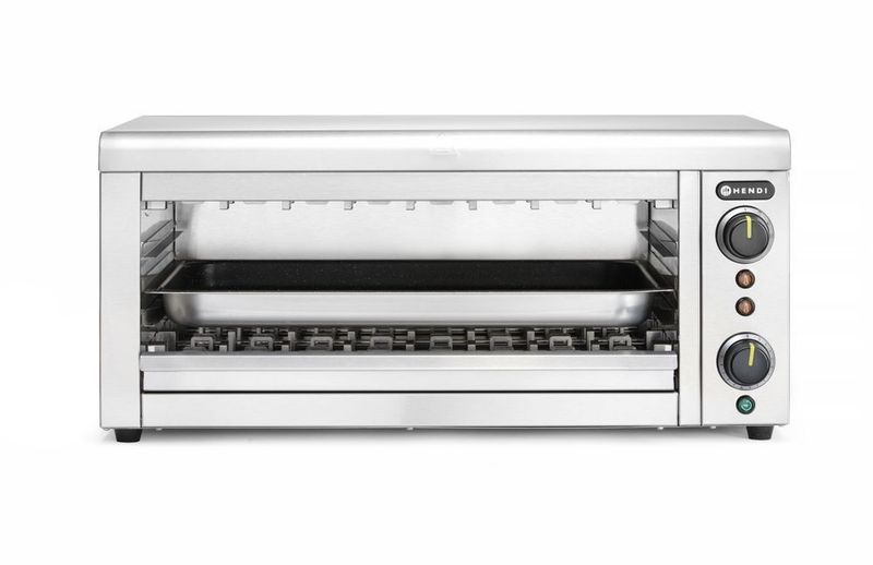 Salamander met Quartz infraroodelementen, HENDI, 230V/3645W, 765x490x(H)315mm