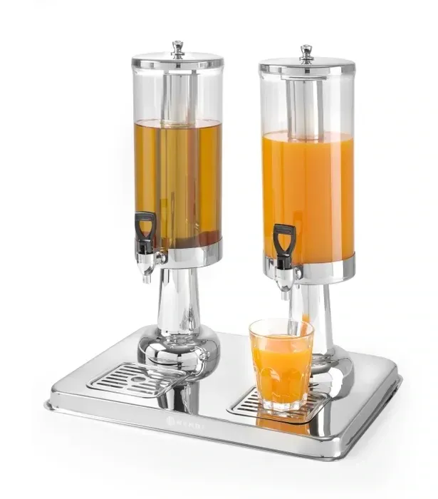 Sapdispenser 2x3 l PC rvs