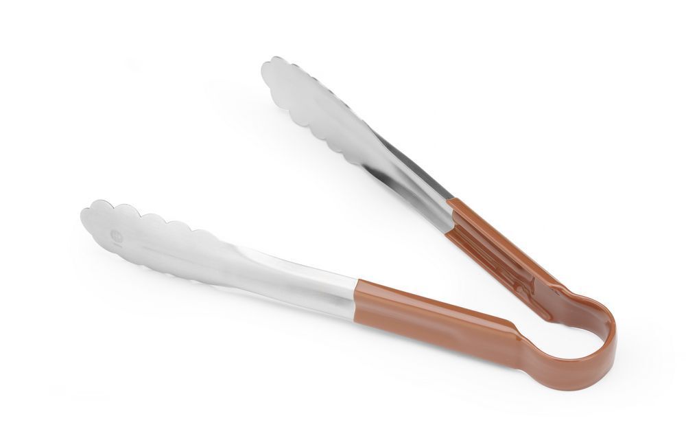 Serveertang HACCP 250 mm, HENDI, Bruin, (L)250mm