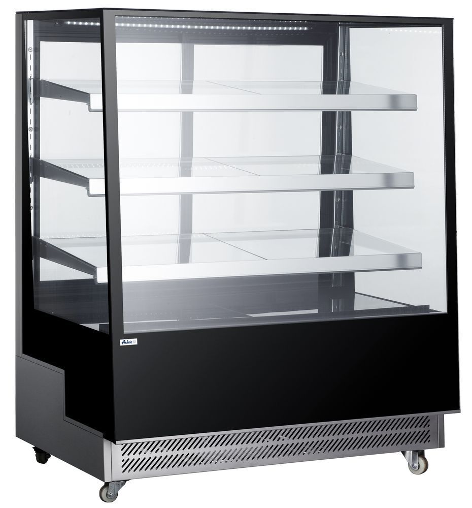 Koelvitrine met 3 schuine schappen, Arktic, 650L, 230V/490W, 1200x833x(H)1460mm