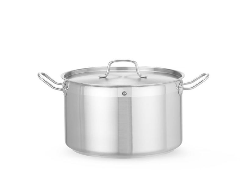 Kookpan middel - met deksel, HENDI, Profi Line, 15L, ø320x(H)190mm