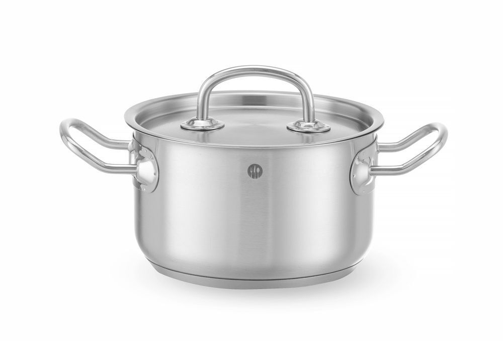 Kookpan middel - met deksel, HENDI, Kitchen Line, 3,5L, ø200x(H)115mm