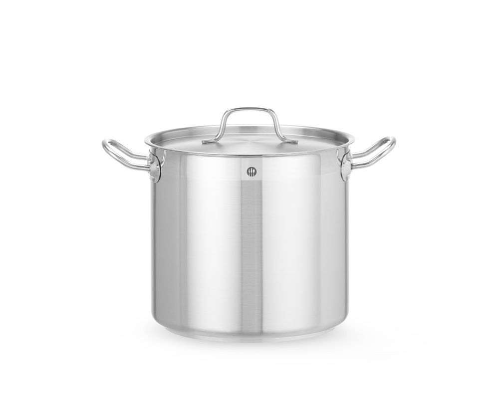 Kookpan hoog - met deksel, HENDI, Profi Line, 10L, ø240x(H)220mm