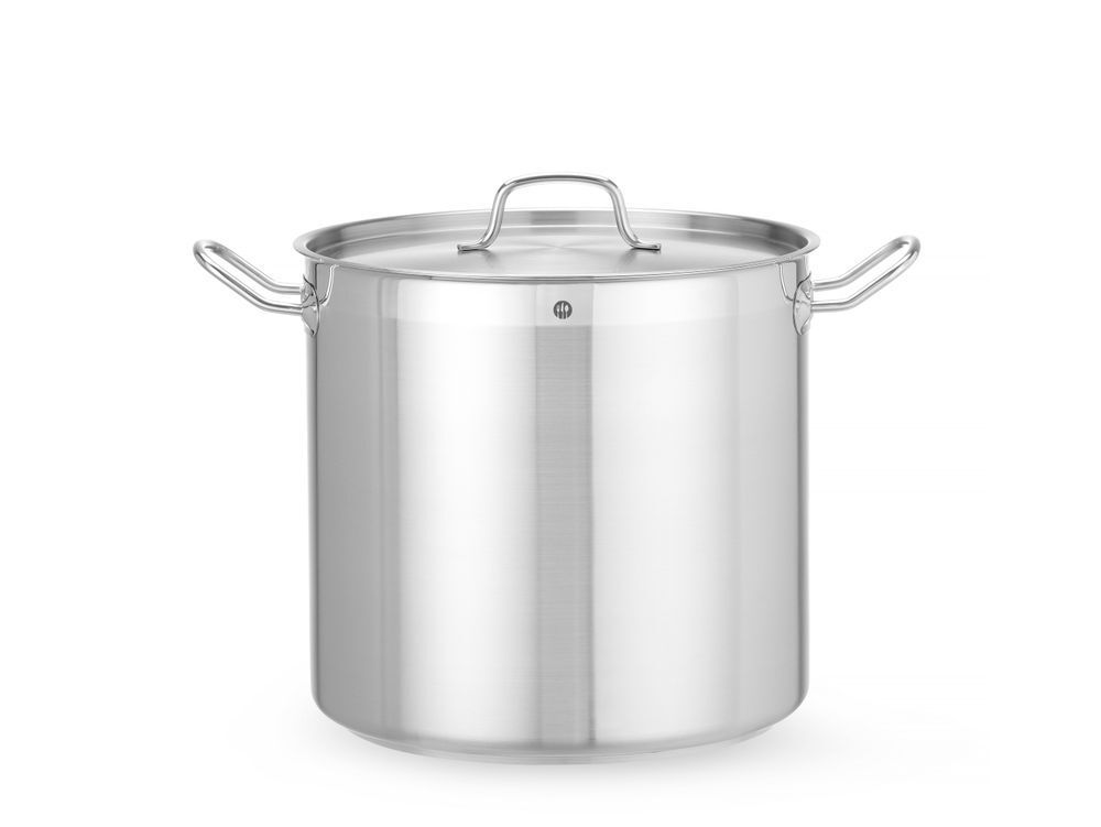 Kookpan hoog - met deksel, HENDI, Profi Line, 24L, ø320x(H)300mm