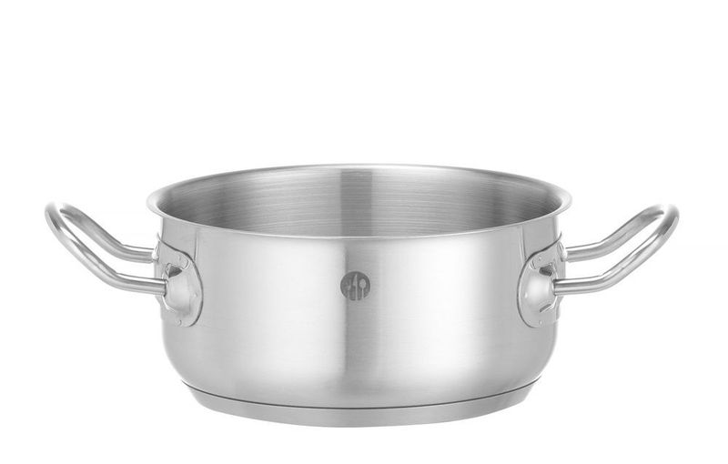 Kookpan laag - zonder deksel, HENDI, Kitchen Line, 1,5L, ø160x(H)75mm