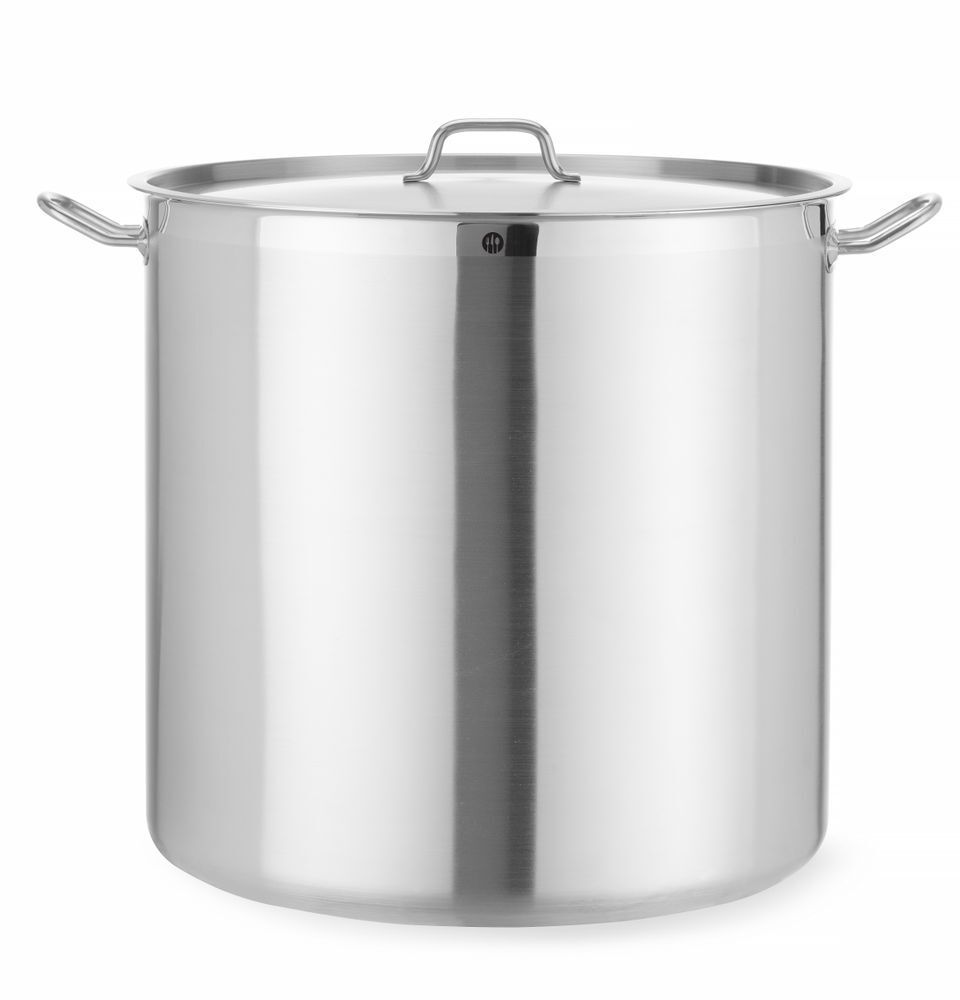 Kookpan hoog - met deksel, HENDI, Profi Line, 95L, ø500x(H)500mm