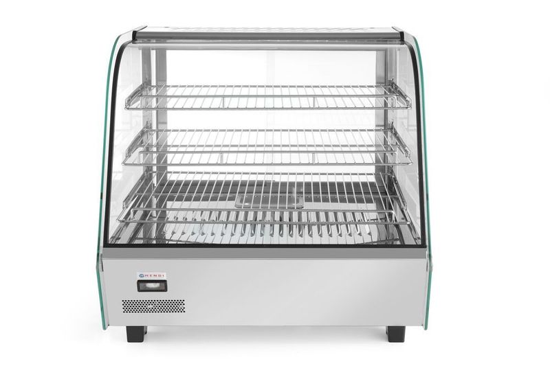 Opzet warmhoudvitrine drielaags, HENDI, 120 Liter, 230V/1100W, 685x575x(H)680mm