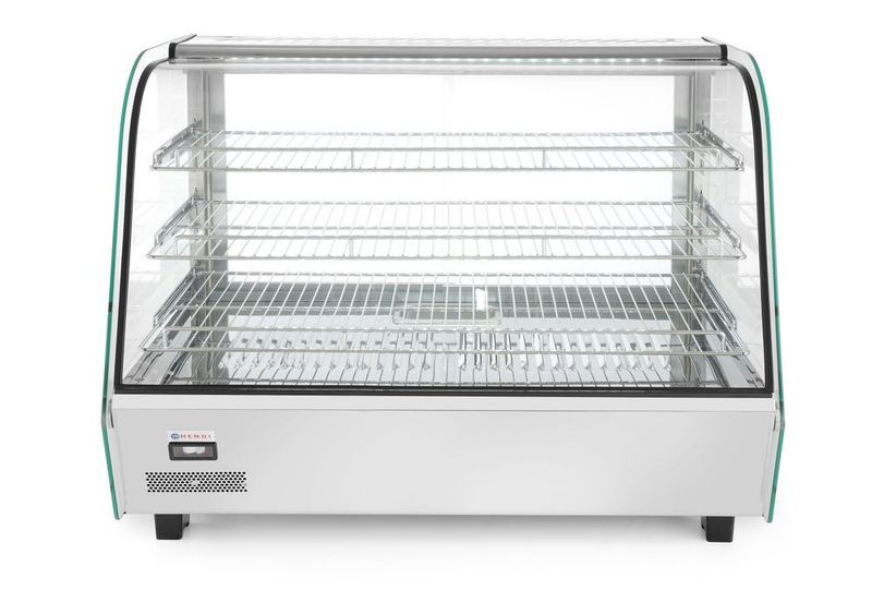 Opzet warmhoudvitrine drielaags, HENDI, 160 Liter, 230V/1500W, 885x570x(H)680mm
