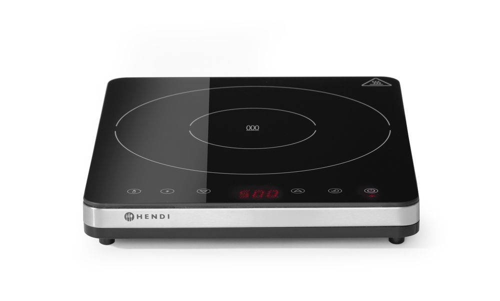 Inductiekookplaat model 2000, HENDI, Kitchen Line, 230V/2000W, 295x400x(H)42mm
