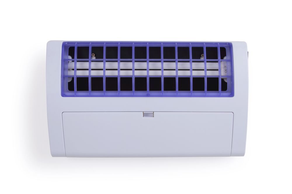 Insectenverdelger met kleefplaat 120 mÂ², HENDI, 230V/36W, 540x80x(H)281mm
