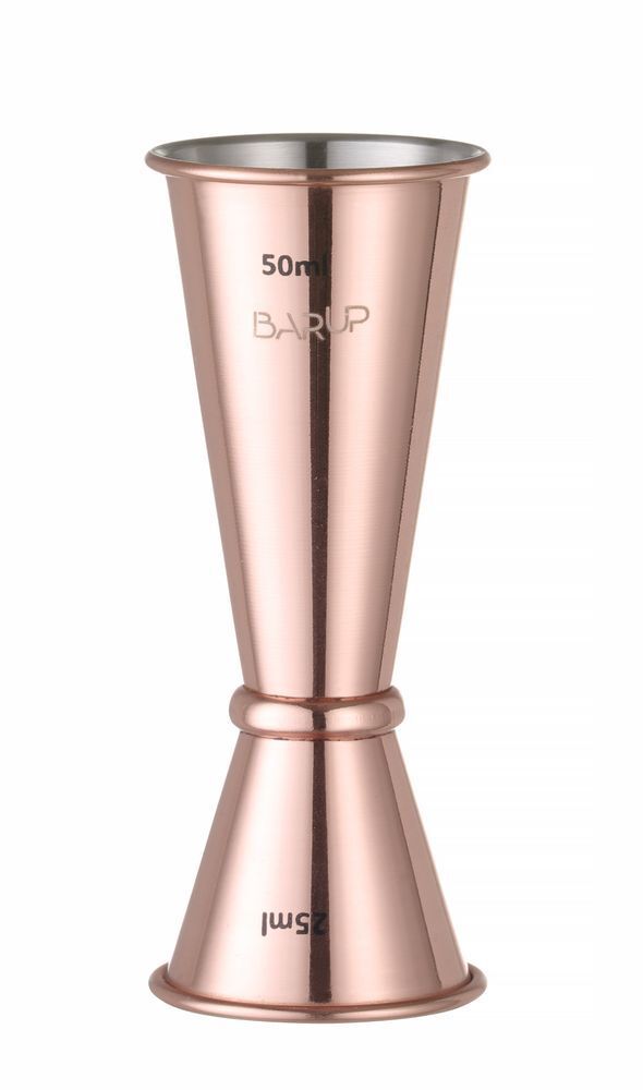 Barmaatje 25/50 ml, Bar up, Koper, ø43x(H)110mm