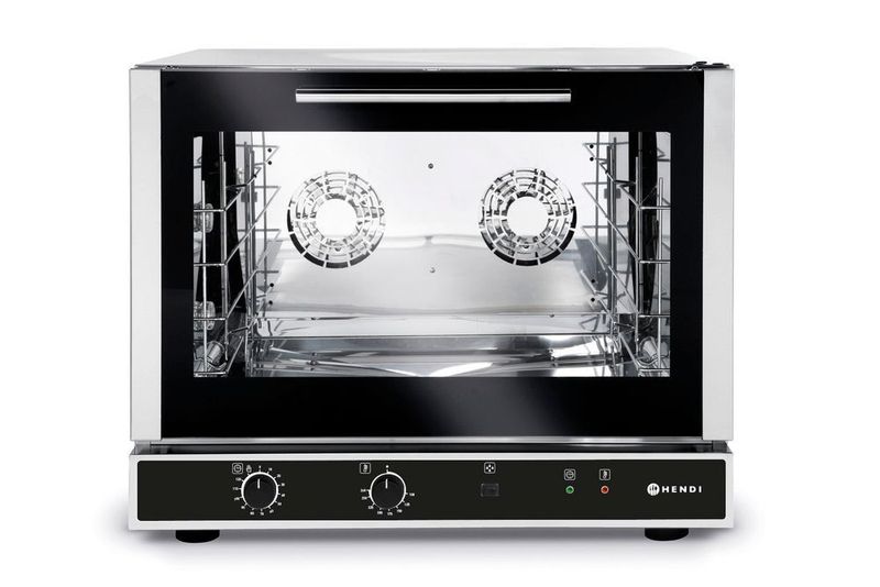 Bakkerij oven met handmatige vochtinjectie, HENDI, 230V/3400W, 788x744x(H)652mm