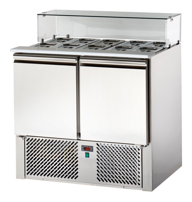 Saladette 2deuren GN1/1