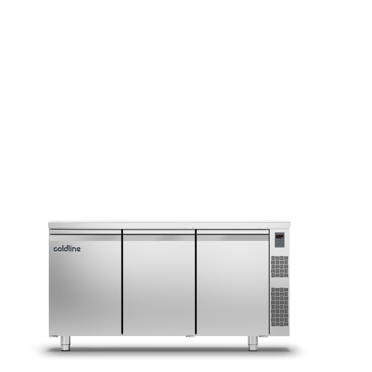 Geventileerde koelwerkbank 3 deurs GN1/1  - zonder koelgroep