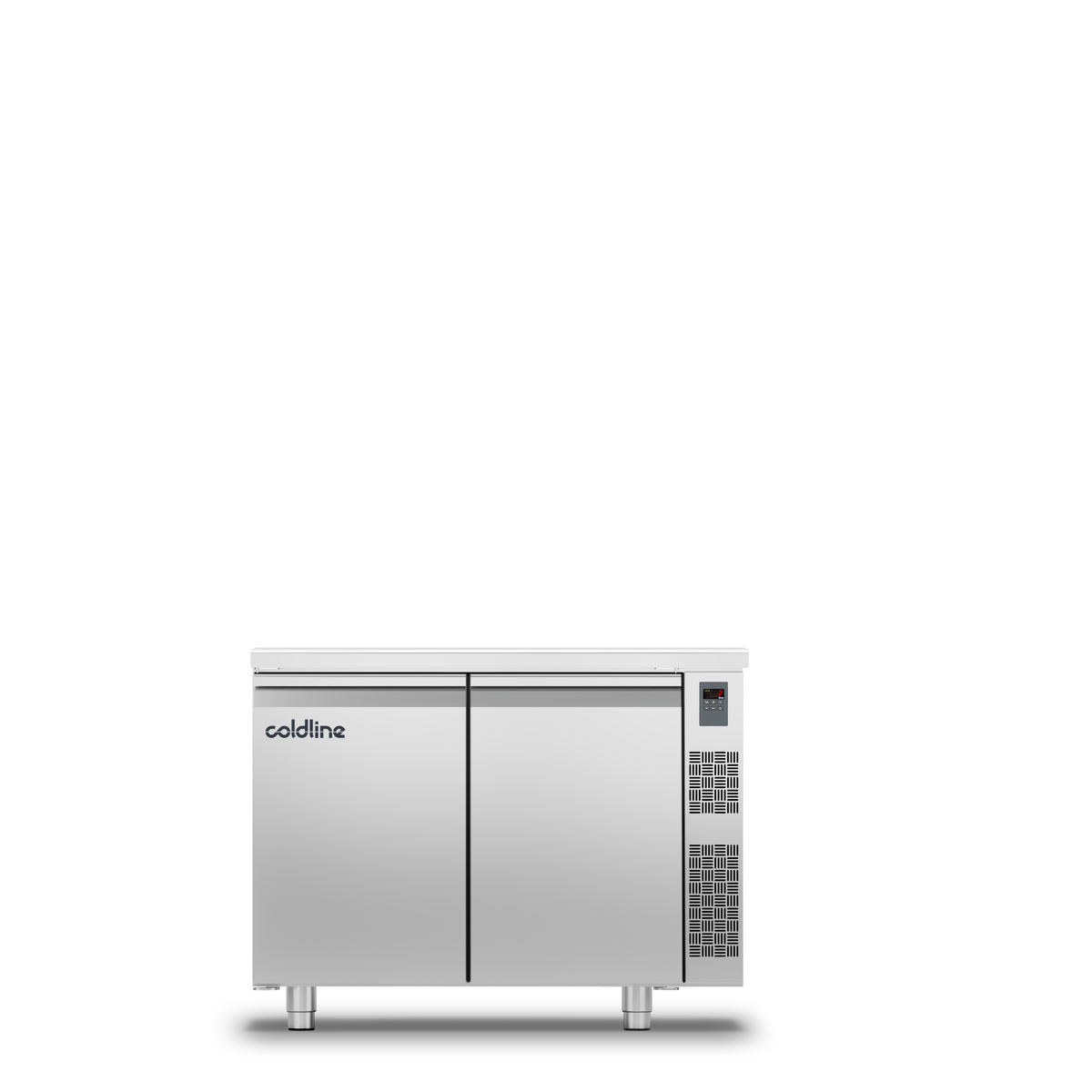 Geventileerde koelwerkbank 2 deurs GN1/1 - zonder koelgroep