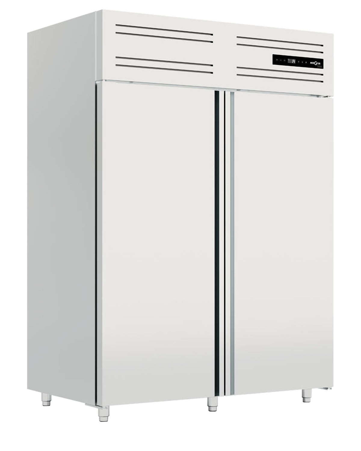 Dubbeldeurs koelkast RVS GN2/1