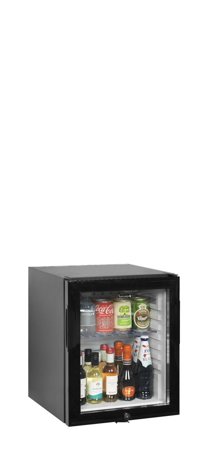Glazen deur minibar