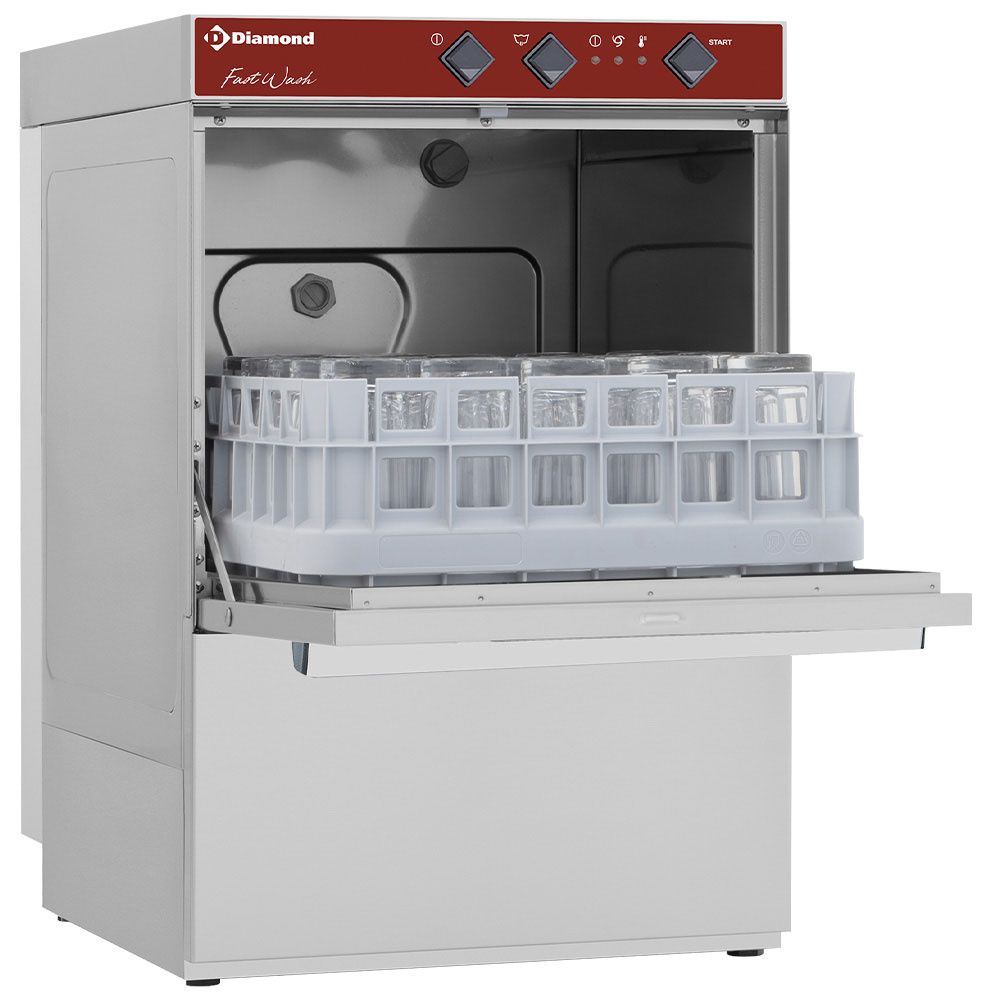 Glazenwasser mand 400x400 mm
