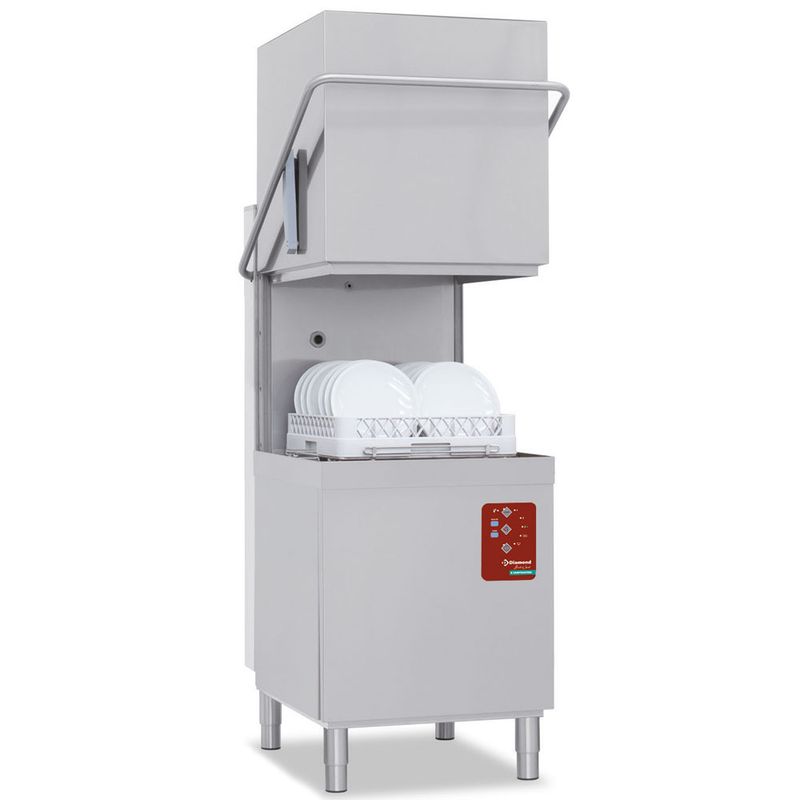 Kapvaatwasser mand 500x500 mm &quot;Full Hygiene&quot;, met doorlopende ontharder