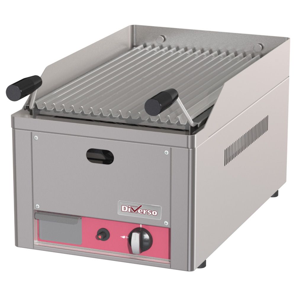 Lavasteengrill 1/2 module 4kw